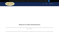 Desktop Screenshot of coffeeclubrestaurant.co.uk