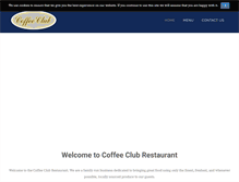 Tablet Screenshot of coffeeclubrestaurant.co.uk